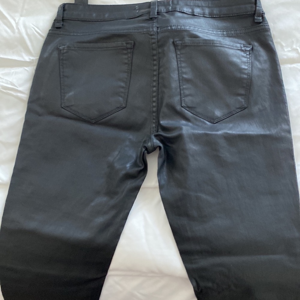 Zara Faux Moto Skinny Jeans - Picture 2 of 4